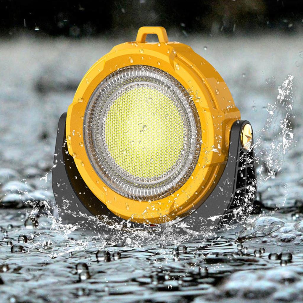 Rechargeable LED Work Light RGB Portable Work Light Solar Charging Magnetic Multi-mode Waterproof Lamp For Car Job Site Outdoor