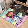 Colorful Friends Dollhouse Office Rug Chair Mat, Game Carpet, Suitable for Front Door, Bedroom, Living Room, Desk, Holiday Gift