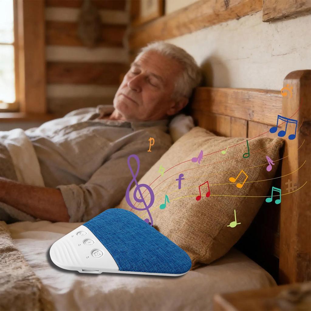 Bedroom Pillow Speaker For Sleeping Multi-functional Bluetooth Audio System With White Noise Immersive Sleep Experience Device