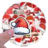 55 New Santa Hat Graffiti Stickers Decorative Scooter Notebook DIY Stickers