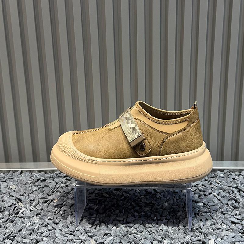 Winter Platform Low-top Lazy Leather Single Cotton Casual Shoes Cr