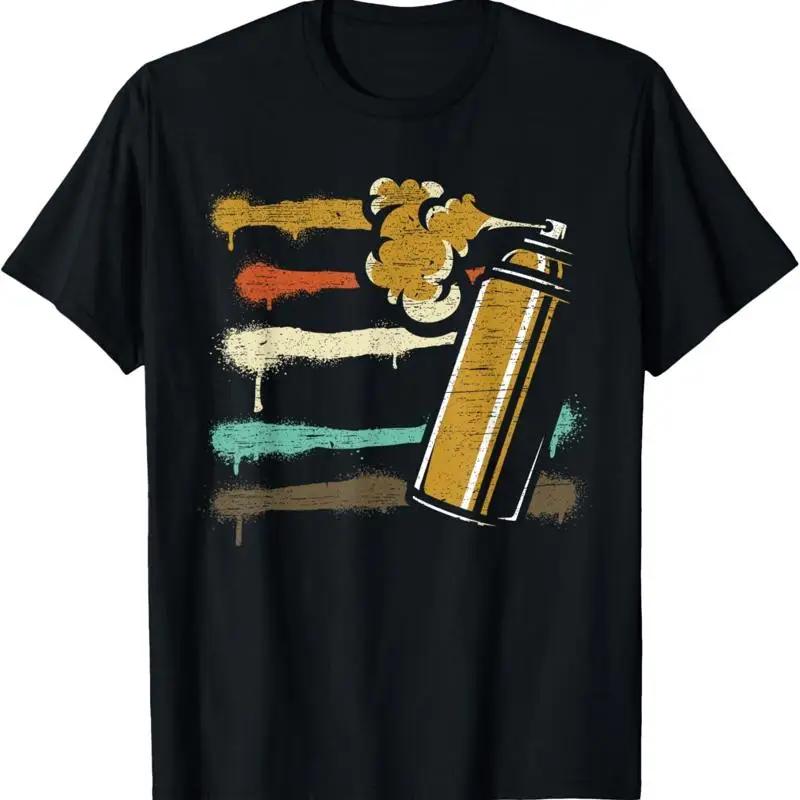 T-shirt d artiste de dessin de graffiti, peinture en spray, art de rue S разноцветный