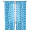 Geometrische Textur Grafiken Himmel Blau Sheer Vorhänge Für Wohnzimmer Schlafzimmer Wohnkultur Küche Tüll Für Windows Voile Vorhänge