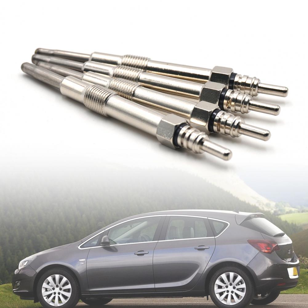 4Pcs Glow Plug High Performance/Power Silver 1 9 CDTI Car Heater Spark Plug for Romeo/Fiat/Lancia Lybra/Opel/Saab/Vauxhall