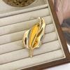 Chic French Retro Geometric Brooch for Jackets & Sweaters