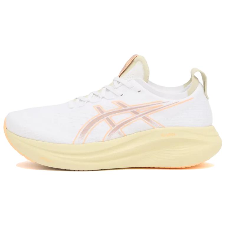 Asics Gel-Nimbus 27 Comfortable Versatile Durable Low-Top Casual Running Shoes Unisex Sneaker White 1011B958-102