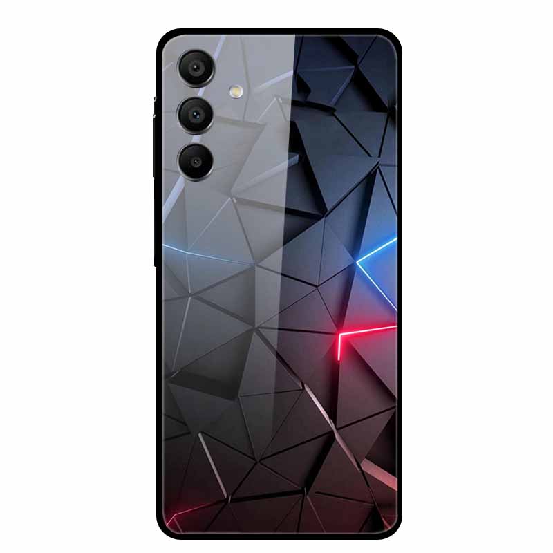 For Samsung A16 5G Case Back Hard New Cover for Samsung Galaxy A 16 SM-A166B Tempered Glass Case Funda Cool Designed Girls Capa