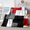 Abstract Geometric Composition Blanket Flannel Blanket Throw Blanket Sofa Cover Blanket Soft Premium Blanket Picnic Blanket Tv Blanket Gifts