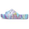Classic Platform Palm Print Slide 'Blue Multi Color' Women's 208607-4NQ