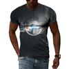 Letní móda Kreativní obrázek Pánské tričko Potištěné personalizované technologické prvky Vyrobeno v Číně Top s kulatým výstřihem a krátkým rukávem