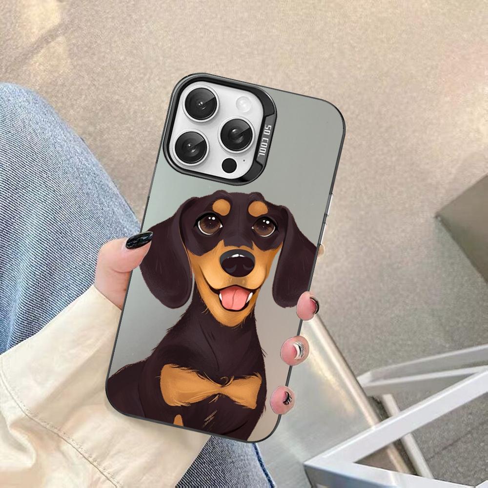 Dachshund Phone Case For IPhone 16 15 14 13 12 11 Pro Max X XR XSMAX 8 7 Plus Matte Shockproof Back Cover