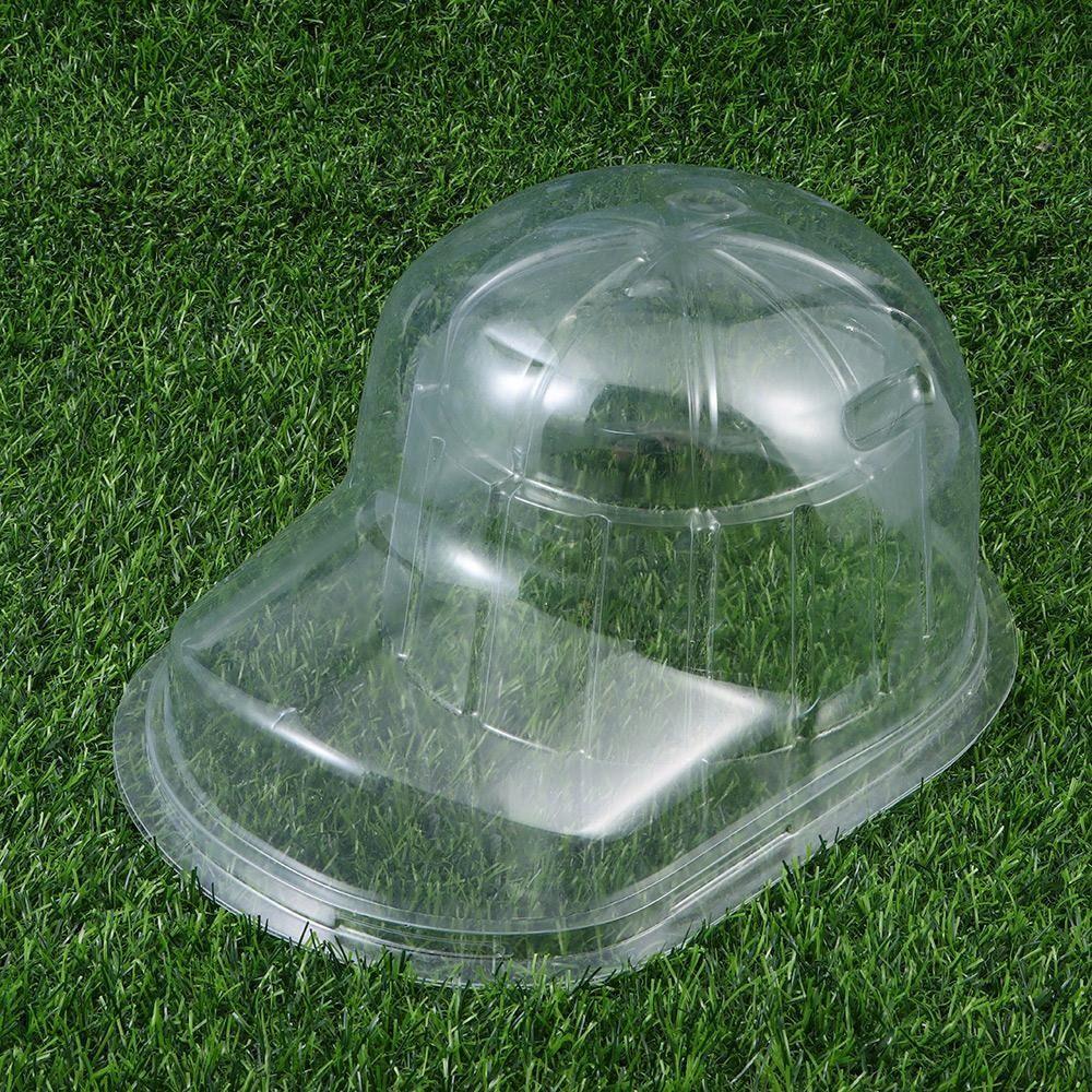 Scatola portaoggetti per cappello in PVC con visiera curva, Custodia trasparente per esporre cappelli, Nuova Custodia protettiva per cappelli Piatta/Convessa