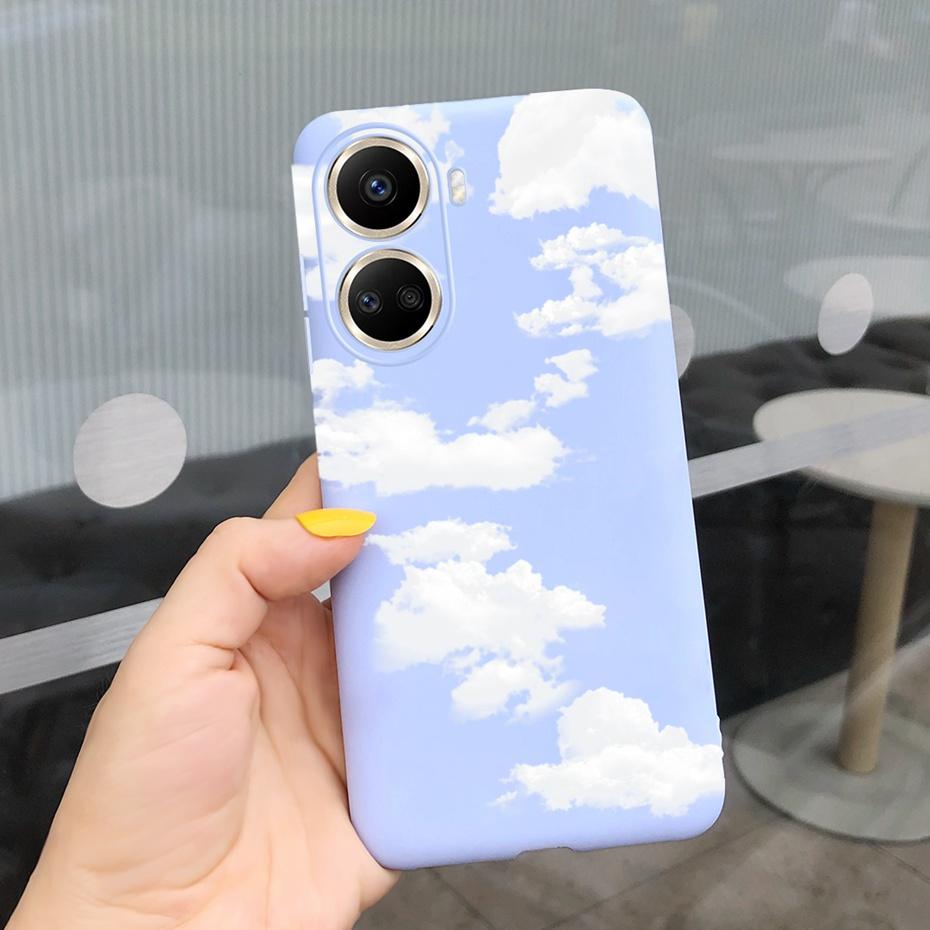 Cute Silicone Case For Huawei Nova 10 SE 2022 Fashion Girl Flower Phone Case For Huawei Nova 10 Pro Nova10 10Pro Soft Back Cover