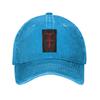 Gothic Vampire Halloween Haunted Unisexsion Denim Fabric Cap Casual Baseball Caps Adjustable Hat Summer Unisex Baseball Hats