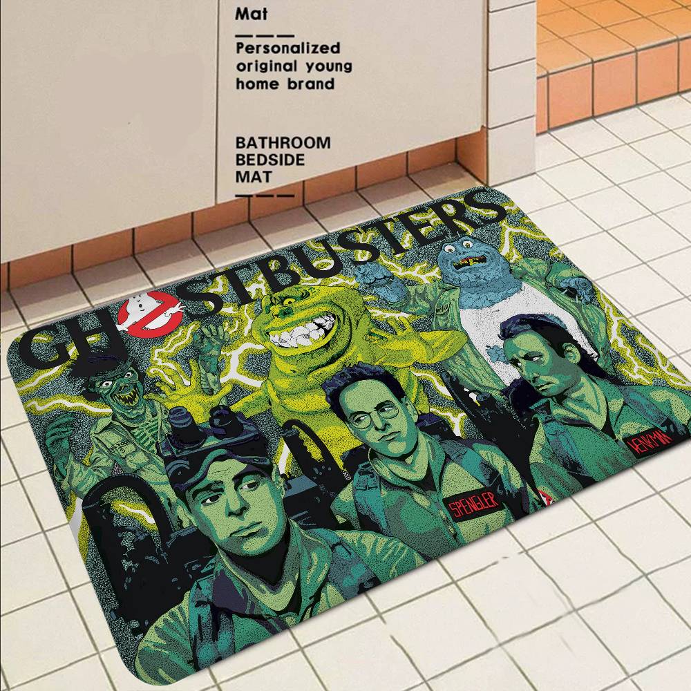 Ghostbusters Hallway Carpet INS Style Soft Bedroom Floor House Laundry Room Mat Anti-skid Bedside Area Rugs