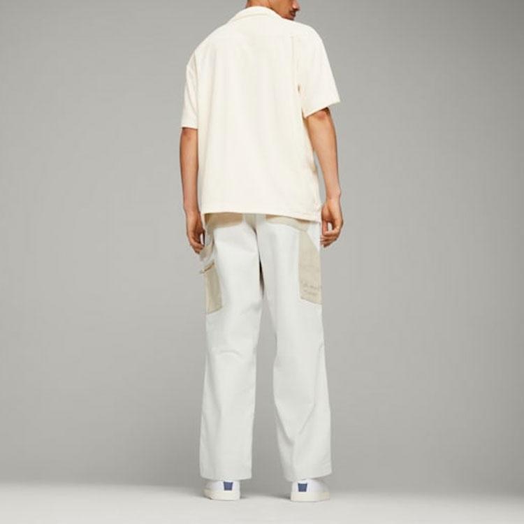PUMA x Rhuigi Double Knee Pants 'White Beige' Men's 620886-65