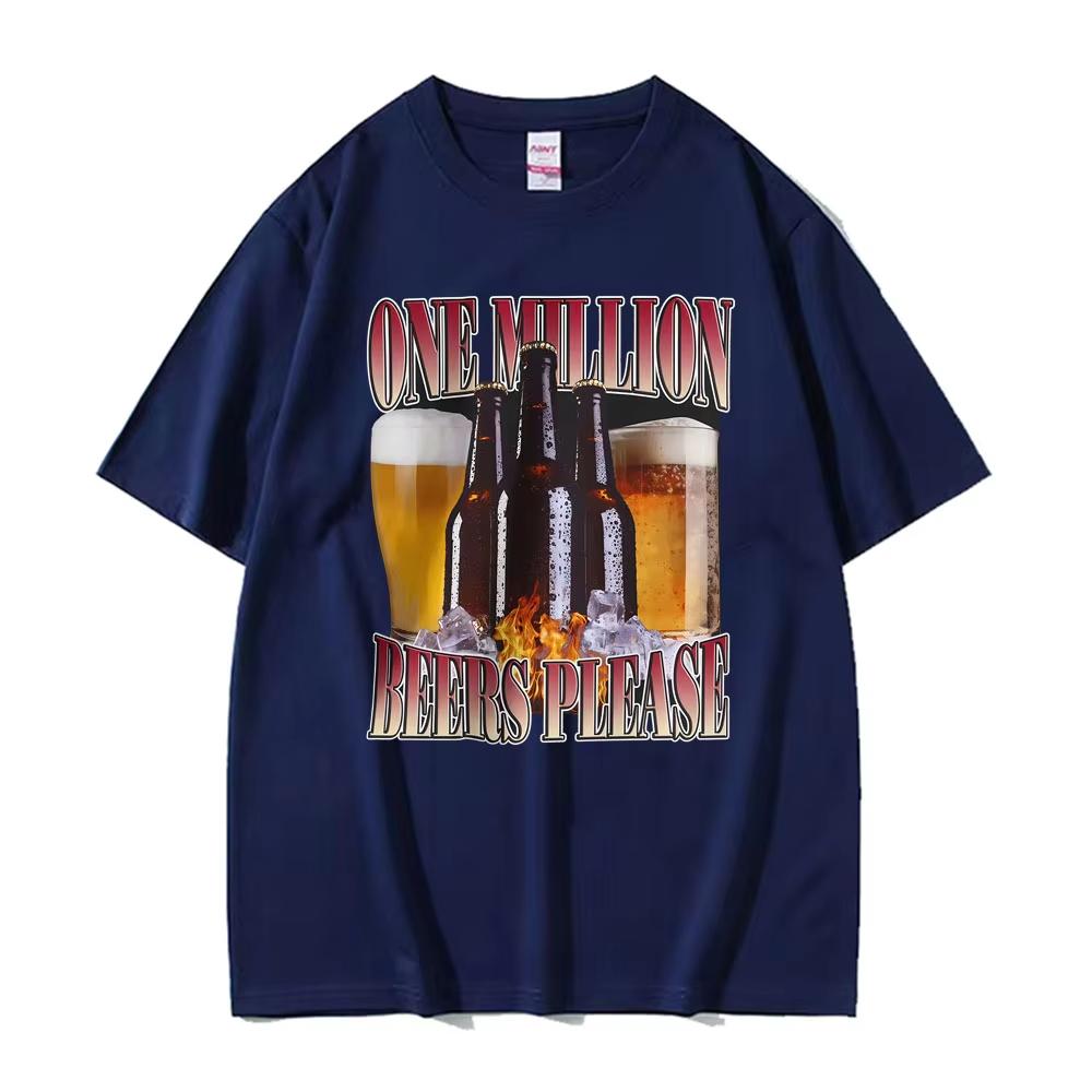 

Bar Party Humor Funny Drinking Beer Please Graphic T-Shirt Men s Women High Street Pop Short Sleeve T Shirt Unisex Cotton TShirt 4XL