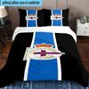 3PCS Deportivo Football Bedding Set,Including 1pc Duvet Cover And 2pcs Pillowcases Perfect for Bedroom, Dormitory, Fan Christmas gift