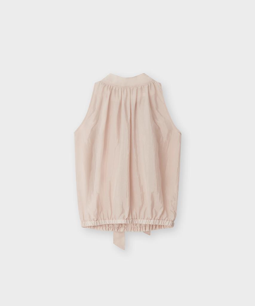 Deolil Glow Halter Neck Blouse_Pink