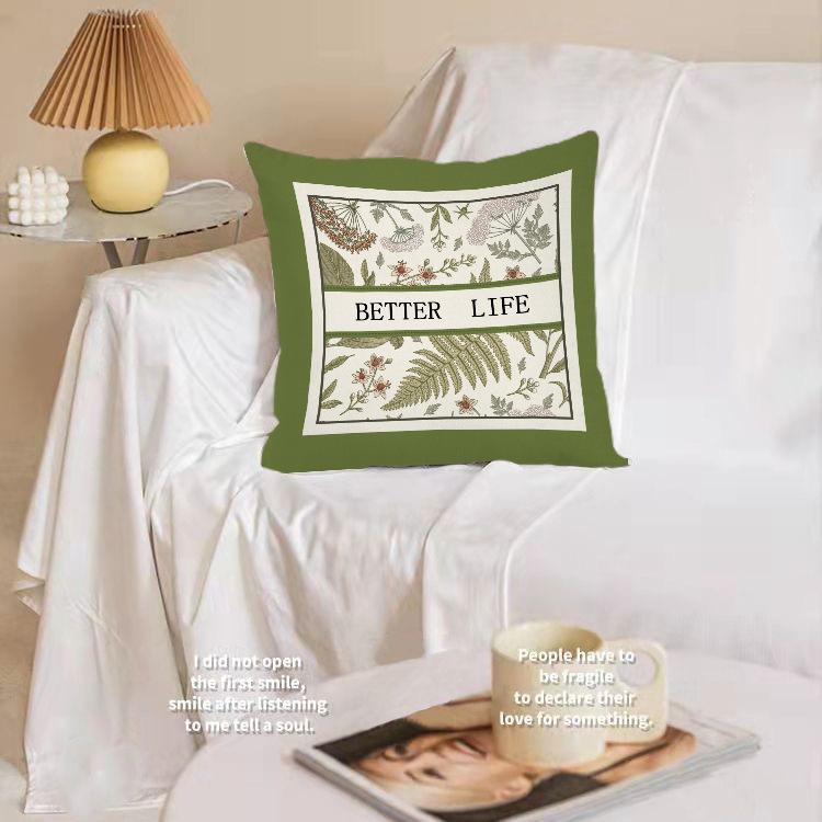 American Retro Art Pillow Case Living Room Sofa Bedroom Backrest Cushion Geometric Art Pillow Home Decoration
