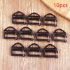 10Pcs Webbing Buckles Quick Release 25Mm Backpack Strap Ladder Slider For Luggage Sack Hiking Backpack Strap