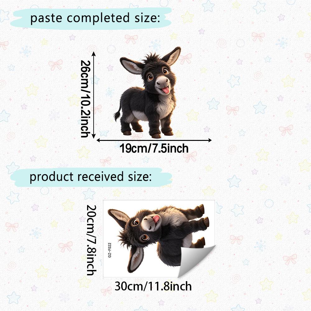 Cat Cartoon Decal Static Cling Wall Fridge Car Sticker Multipurpose Removable DIY Decor