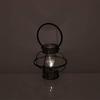 Dulton Interior Accessories LED Lantern, Height 280mm x Width 170mm x Depth 190mm, Style Type A, Silver A, R855-1043ASV