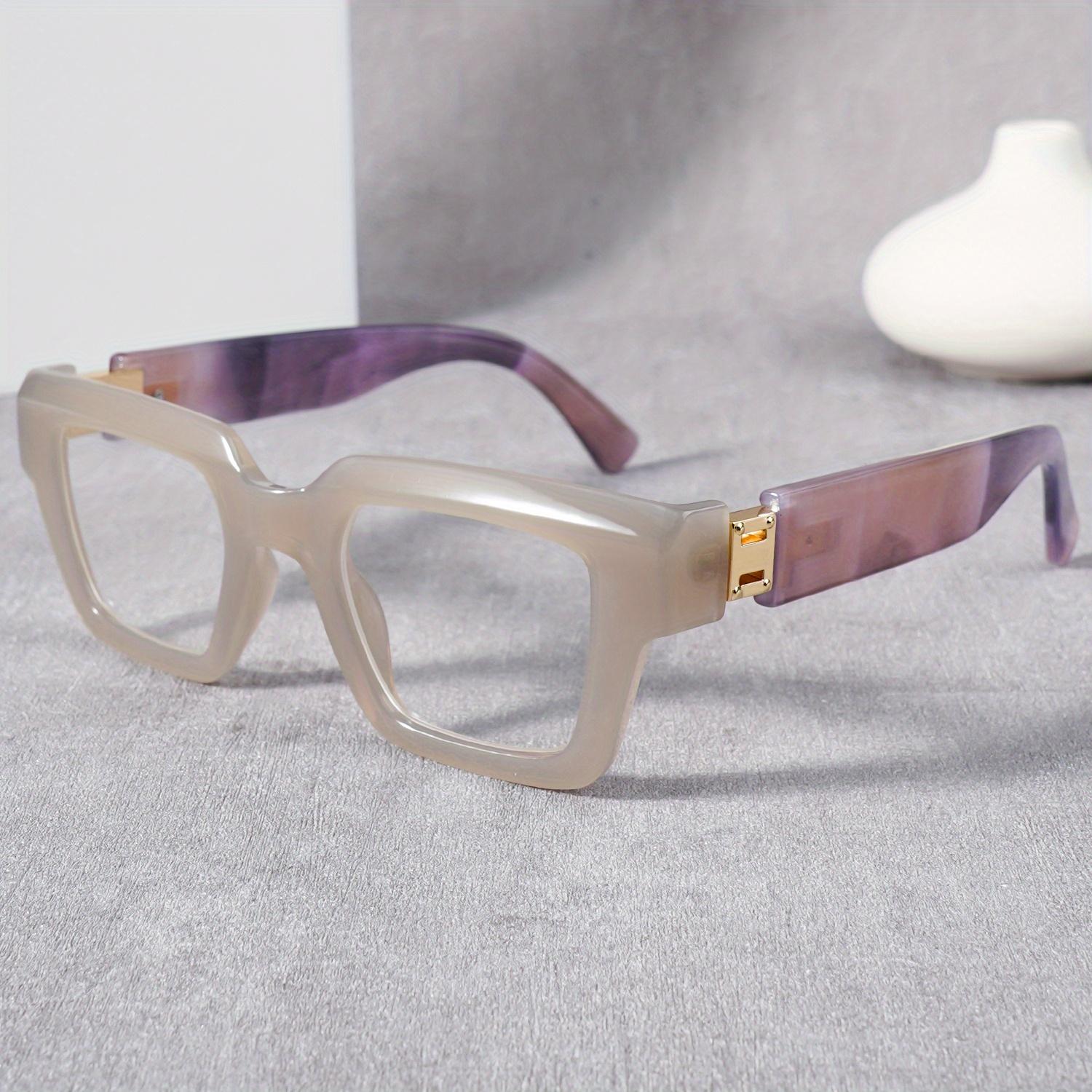 

CABECADE Женские элегантные квадратные очки для чтения от +1.00 до +3.50 диоптрий, - Компьютерные очки с розовой оправой и металлическими петлями 350 шампанского