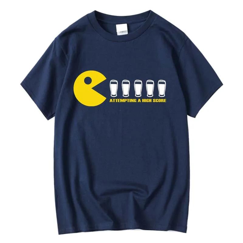 Mens Tshirt High Quality 100 Cotton Funny Design Printing Summer Casual Loose Oneck for Men Short Sleeve Tshirt Male Tops