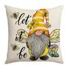 Bee Day Pillow Cartoon Spring and Summer Sofa Pillow Living Room Decoration Sunflower New Printed Pillow Cover