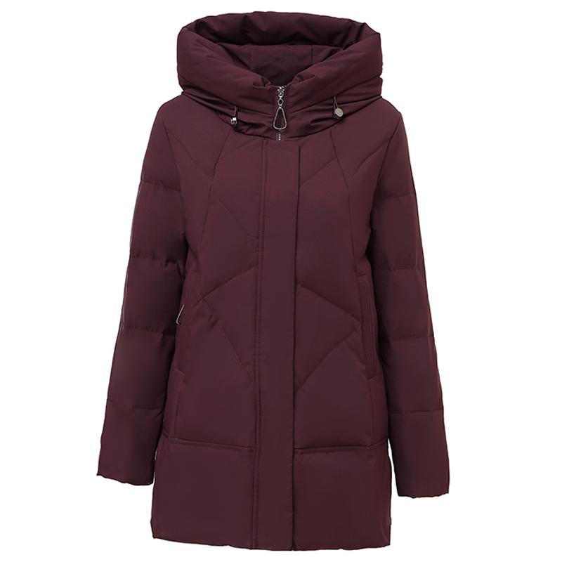 Middle Age Women's Down Coats Winter Vintage Parkas Plus Size Elegant Loose Thick Warm Puffer Jackets Woman Outerwears