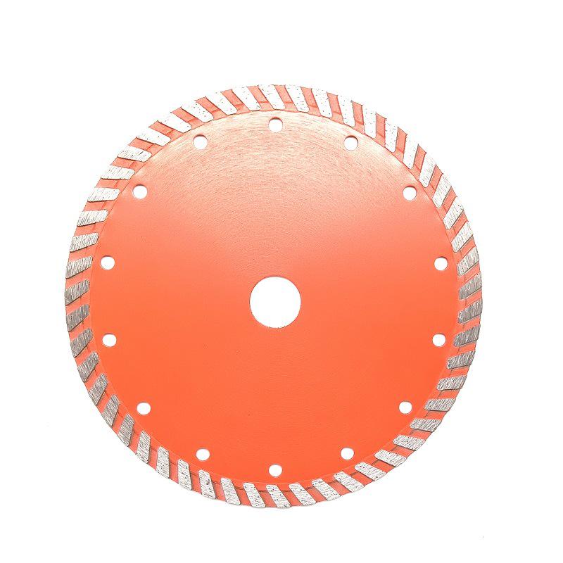 Corrugated Diamond Cutting Disc for Marble, Granite, and Stone - 100/125/230mm Saw Blade