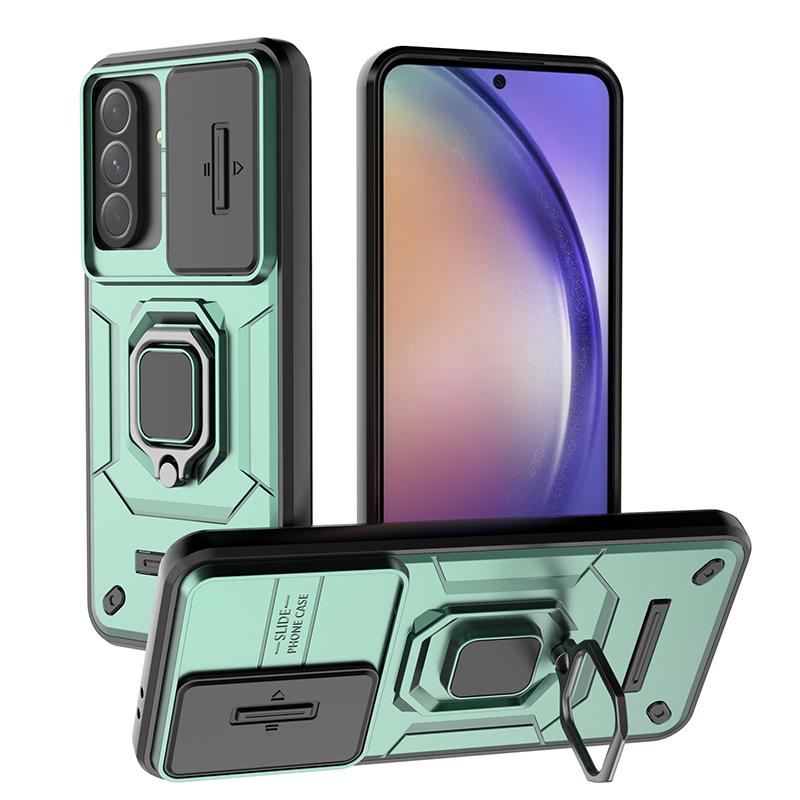 Armor Case For Samsung Galaxy A56 A36 5G Heavy Duty Shockproof Anti-Scratch With Ring Holder Phone Cover