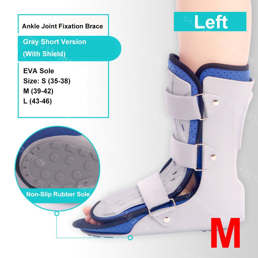 

Регулируемый дышащий бандаж для поддержки голеностопа и стопы при переломе, стабилизатор, фиксация, защита при растяжении и переломе голеностопа, фиксирующая шина для голеностопа