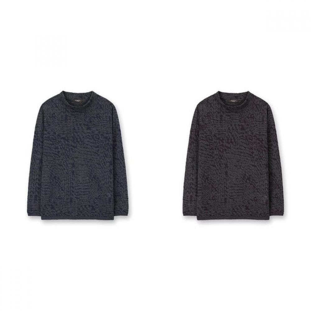 Furina Cashmere High Neck Sweater Leopard Daphne