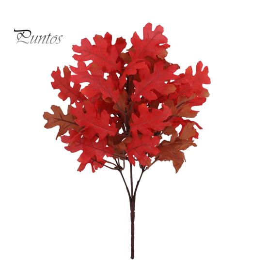 Long Lasting Decorative Plants Artificial Maple Leaves, Faux Silk Hanging Plant for Home Decor, Realistic Cascading Everlasting Tulips Decoration
