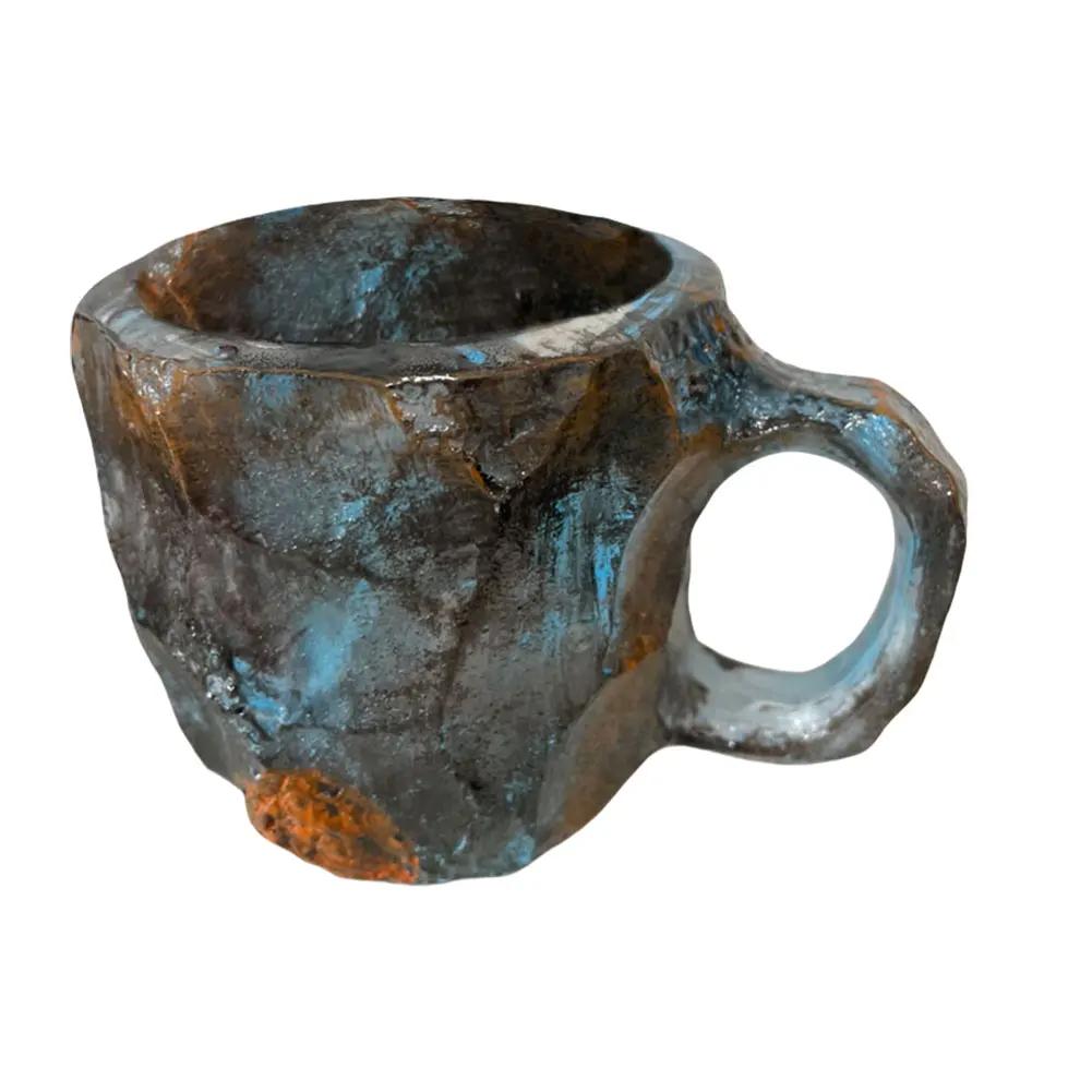 Imitation Mineral Crystal Coffee Mugs Elegant Imitation Mineral Cup Multi-use Imitation Mineral Crystal Mug for Milk Coffee Tea