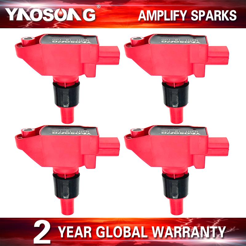 4x Ignition Coils For 2004-2011 Mazda RX8 RX-8 1.3L UF501 N3H1-18-100 N3H118100B9U PRO 4X