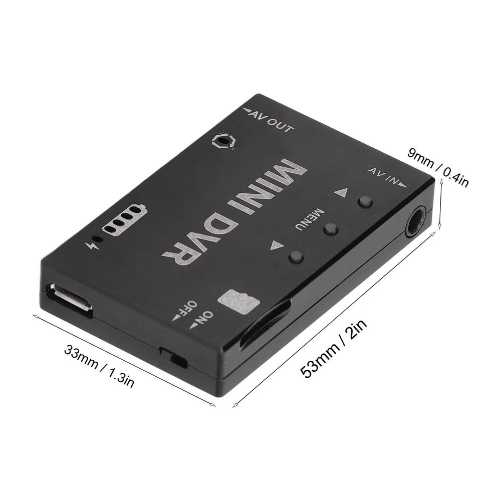Mini DVR 5.8G-FPV Video Recorder Module CVBS Signal Input Support 32GB TF Card