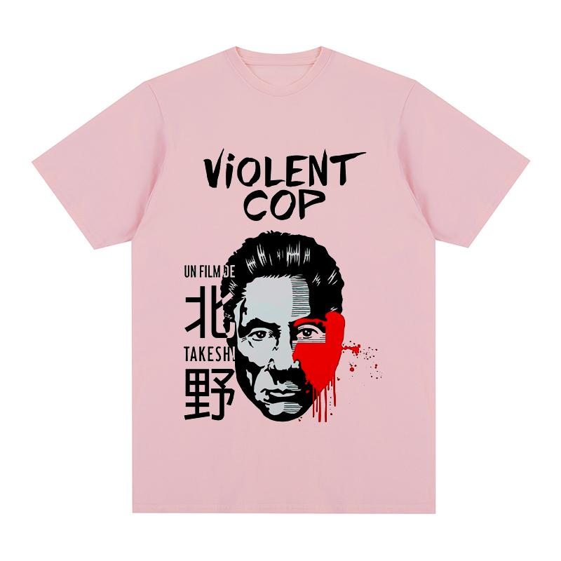 Kitano Takeshi Violent Cop tshirt Cotton Unisex T shirt New TEE TSHIRT Womens tops