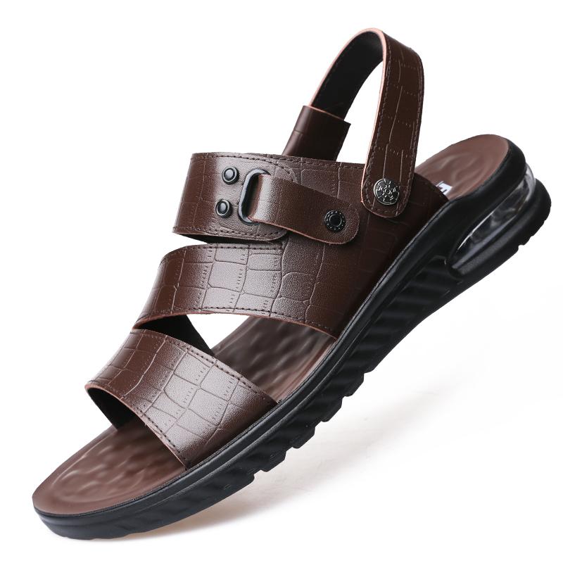 High Quality Men's Shoes Non-slip Sneakers Men Fashion Men Outdoor Sandals Shoes 2024 Soft Flats Men Shoes Leather Boat Shoes