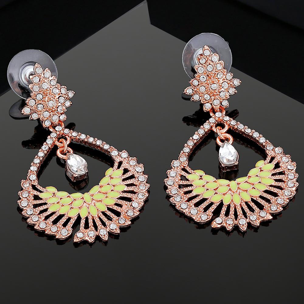 

Очаровательные серьги Estele с покрытием из розового золота для женщин