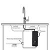 3500W Instant Water Heater Electric Heating Machine for Bathroom Kitchen RV Camping Black Heating Equipment Instant Water Heater