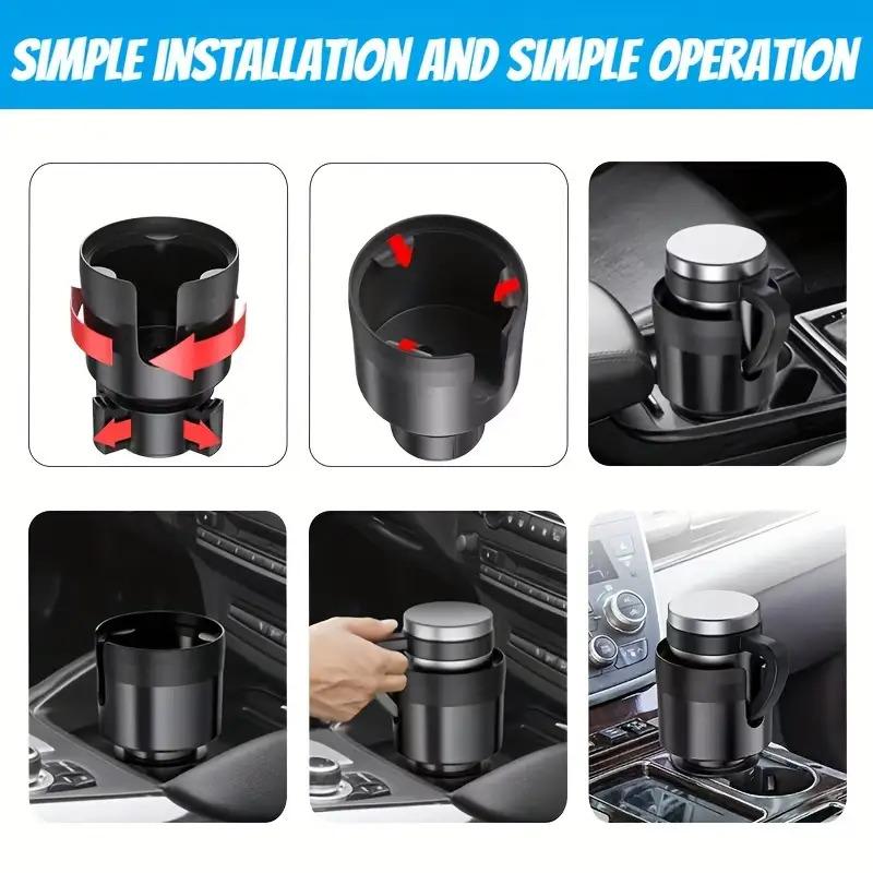 Auto Cup Holder Expander Vehicle Cup Holder Insert Secure Spacious Vehicle Beverage Cup Holder For Car Water Cup Limiter