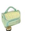 PU Leather Women's Makeup Bag Ballet Style Bowknot Cosmetic Bag Large Capacity Toiletry Ba  Girls