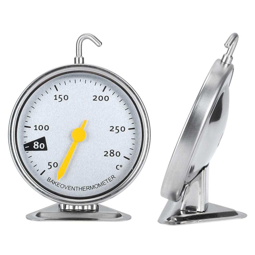 Stainless Steel Large Dial Oven Thermometer with Hook Kitchen Cooking Measuring Tools  50 280 celsius
