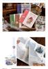 Retro Scenery Die-cut Sticker Book: Washi Paper with Houses, Forests & Coffee Themes