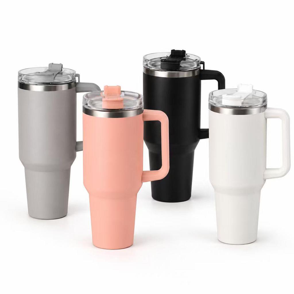 Tazza Insulated Ice Buster in Acciaio Inossidabile da 40 oz, Prima Generazione, con Cannuccia per Uso Esterno