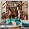 2D Wild West Background for Kids Birthday Photoshoot and Video