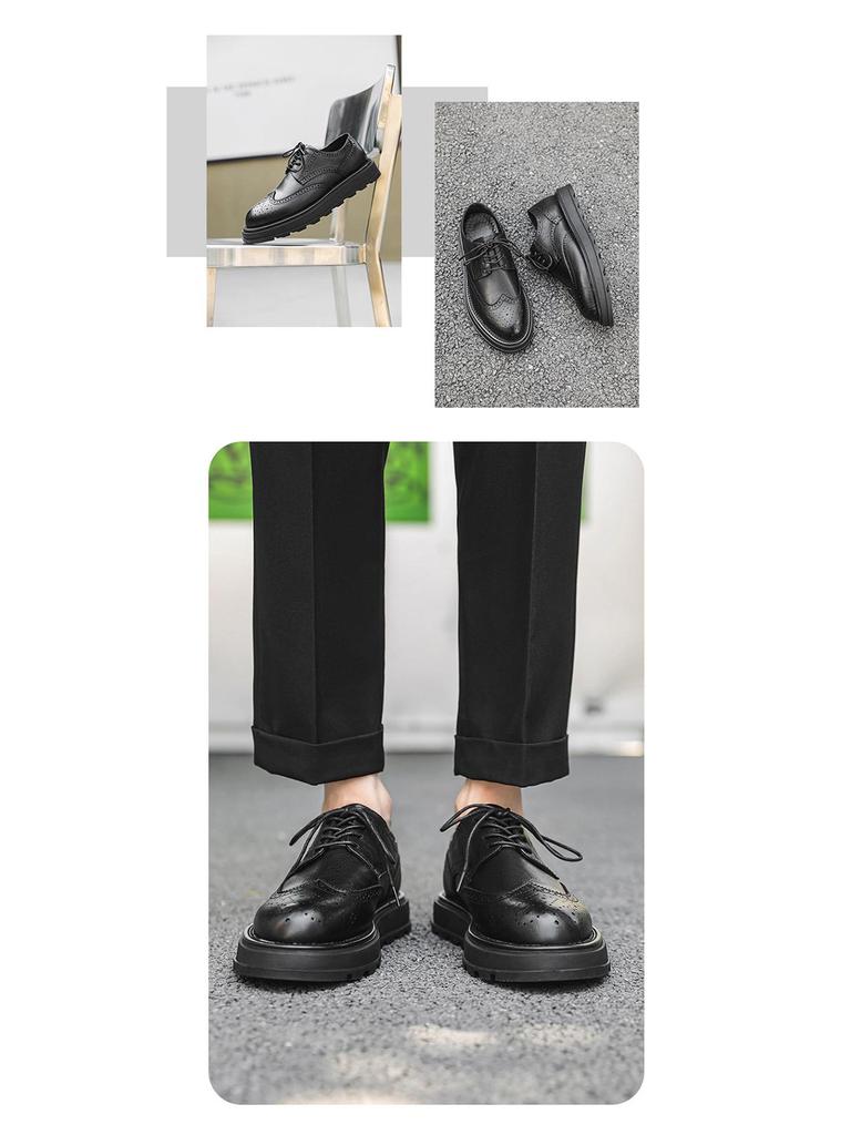 Men's Versatile Leather Shoes: 2025 Summer Casual & Formal Fashion